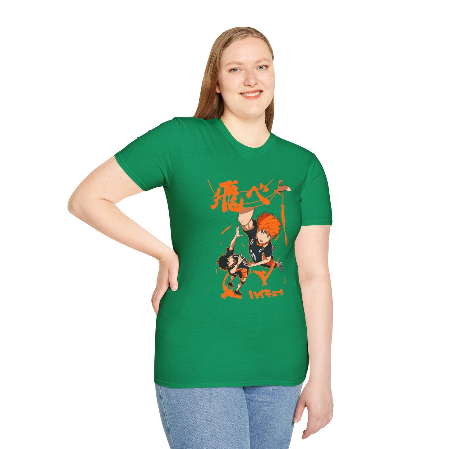 Anime Spiking Volleyball T-Shirt
