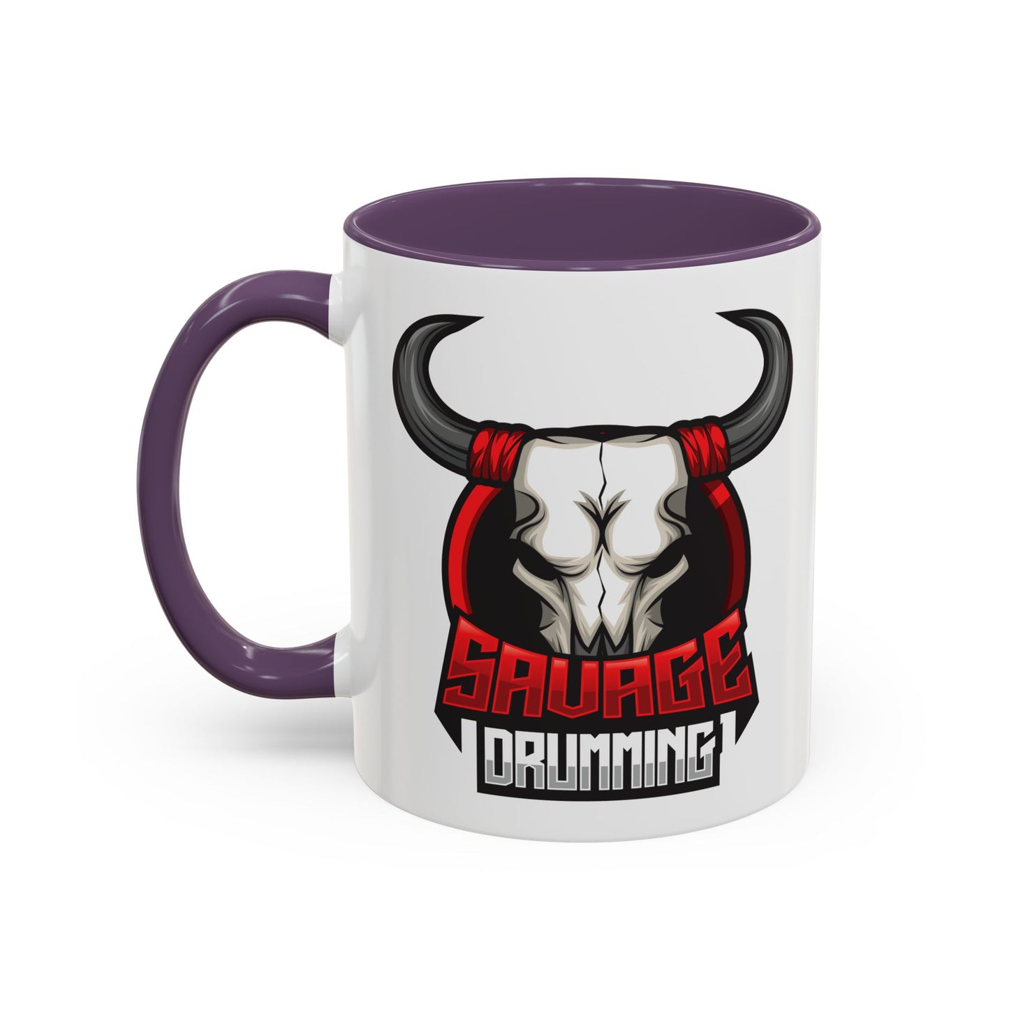 Savage Drumming Accent Coffee Mug | 11 & 15oz |
