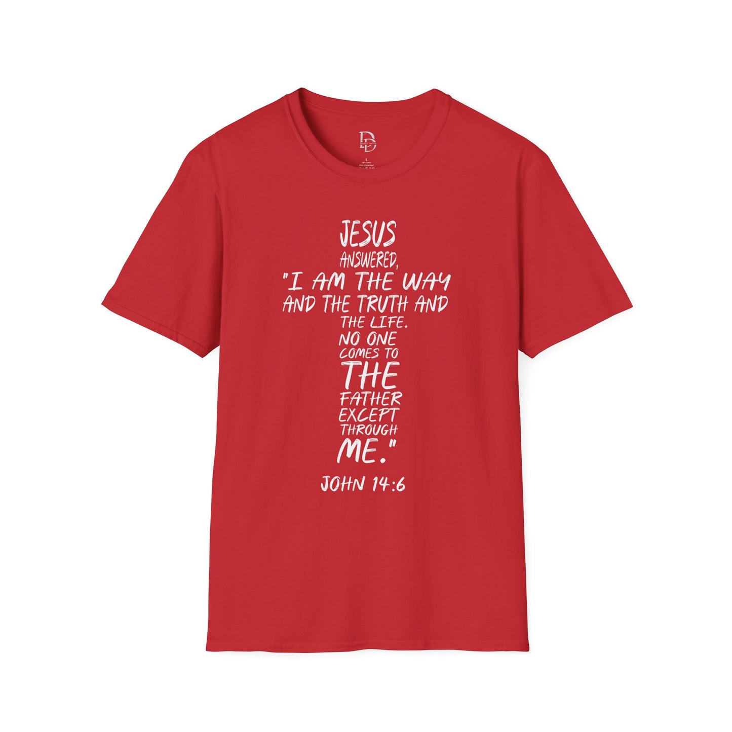 Christian Tee - Inspirational Quote Shirt, John 14:6