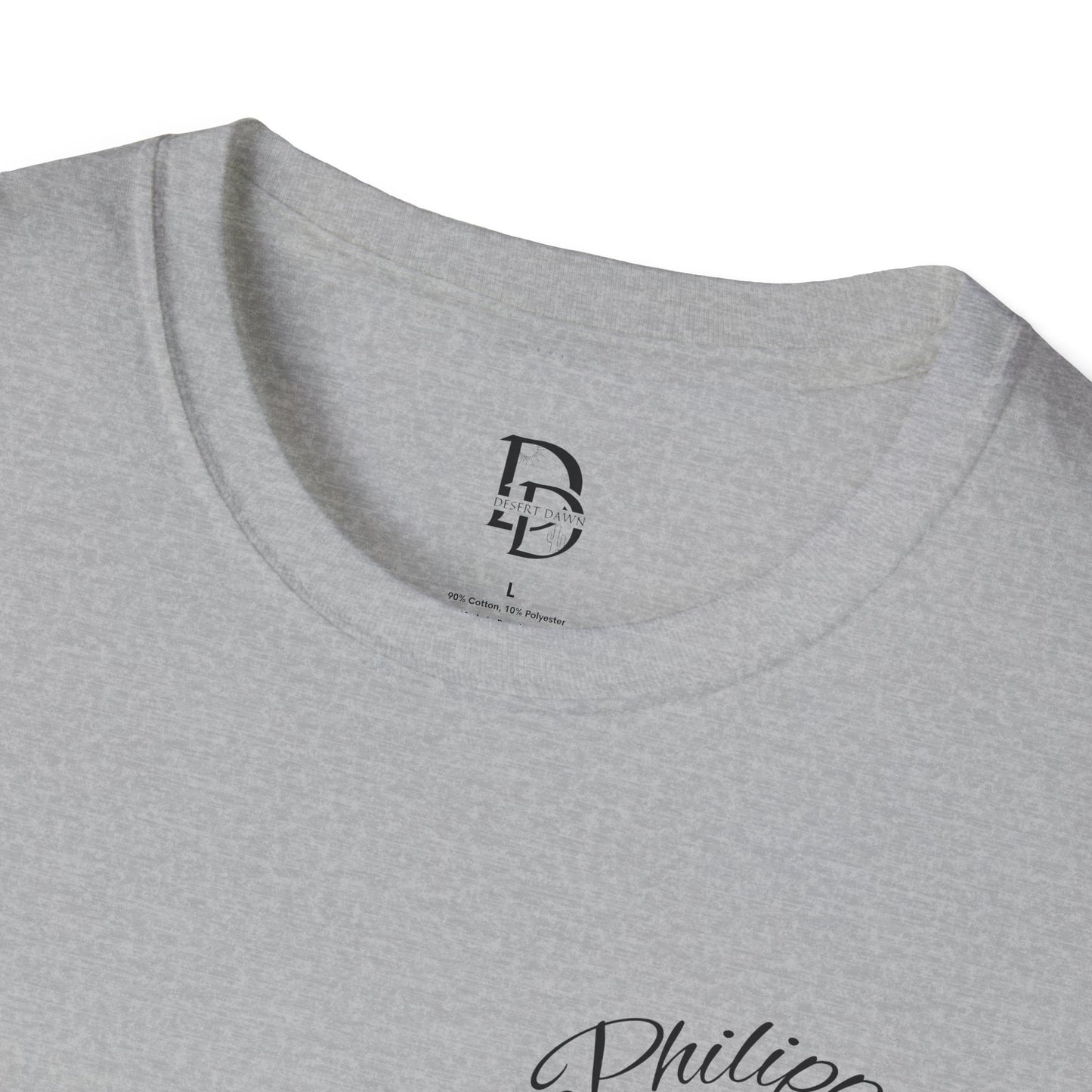 Inspirational Lion Tee | Unisex Softstyle T-Shirt, Christian Apparel, Philippians 4:13