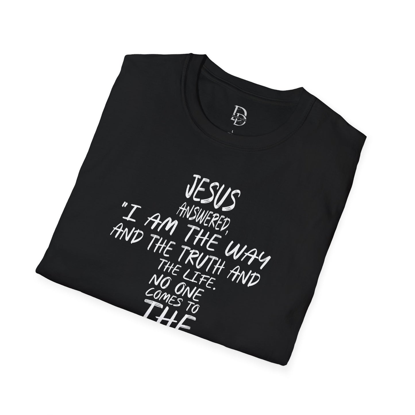 Christian Tee - Inspirational Quote Shirt, John 14:6