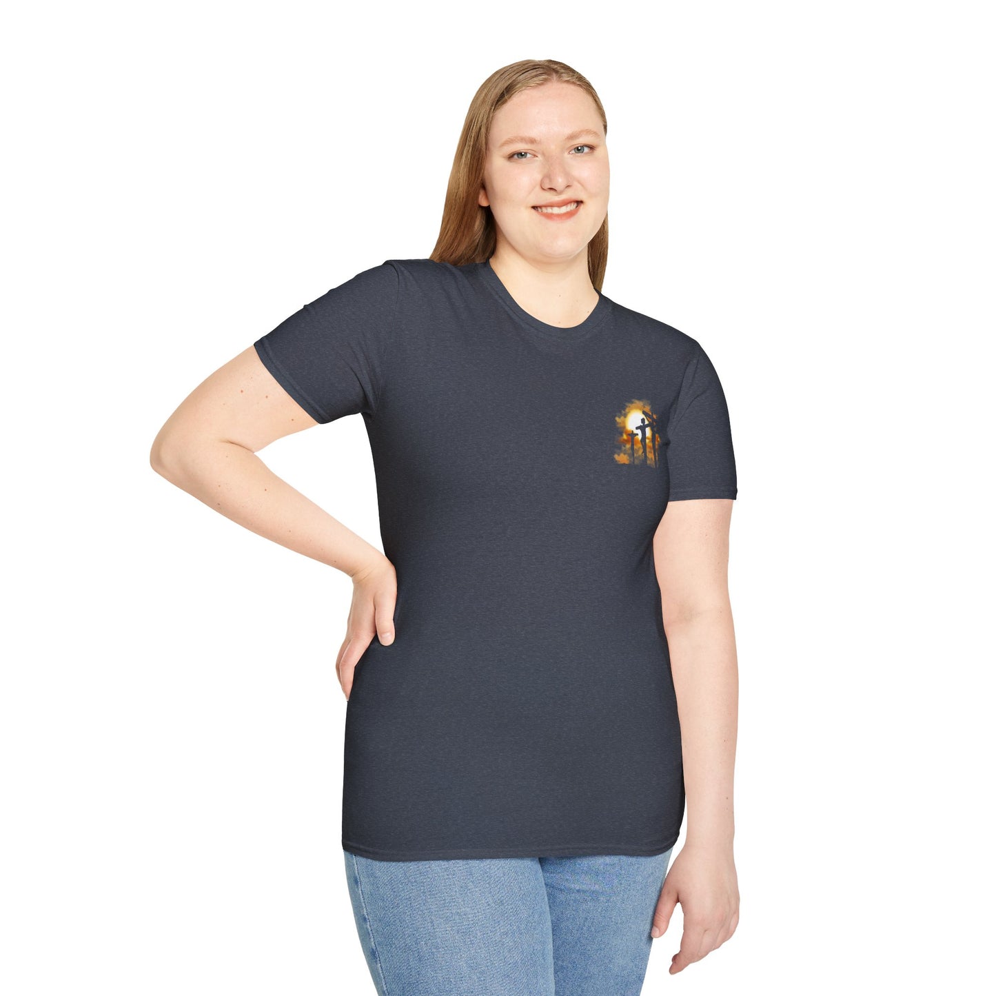 Christian T-Shirt Blessed loved and led