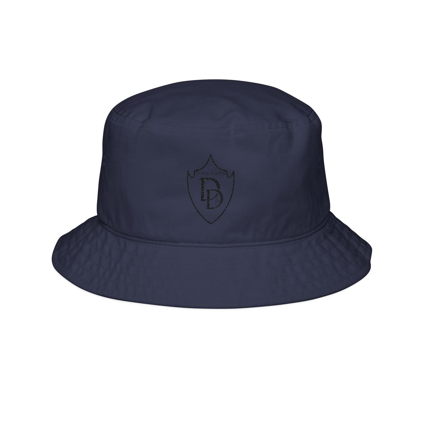 White Royal Embroidered Bucket Hat