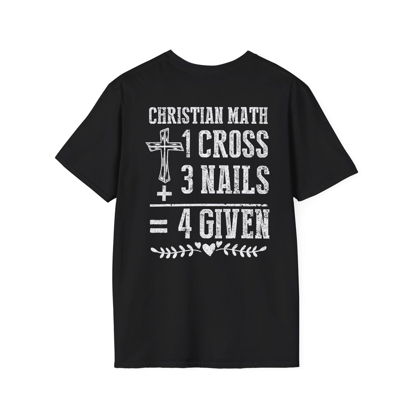 Christian Math Unisex T-Shirt - Faith Shirt, Religious Tee, Inspirational Gift