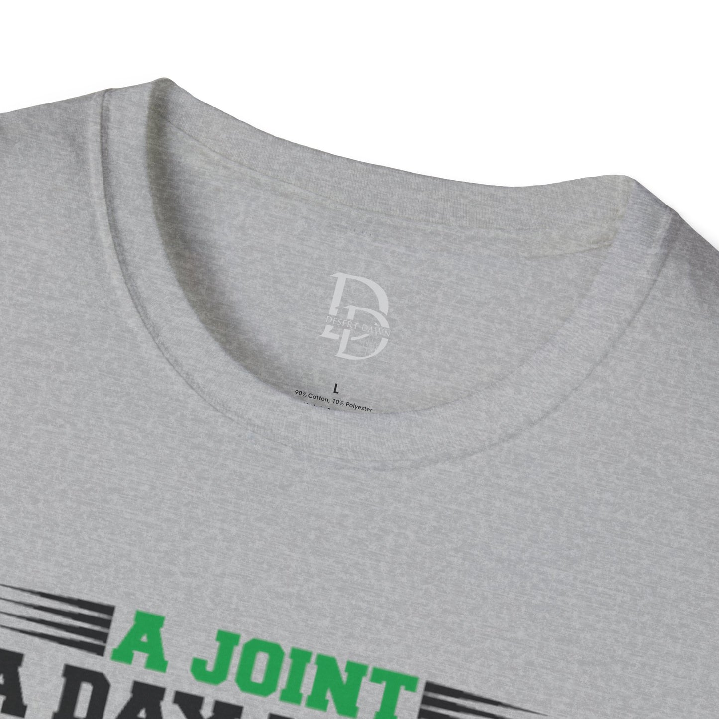 Marijuana Humor T-Shirt - A Joint a Day Keeps the Bad Mood Away