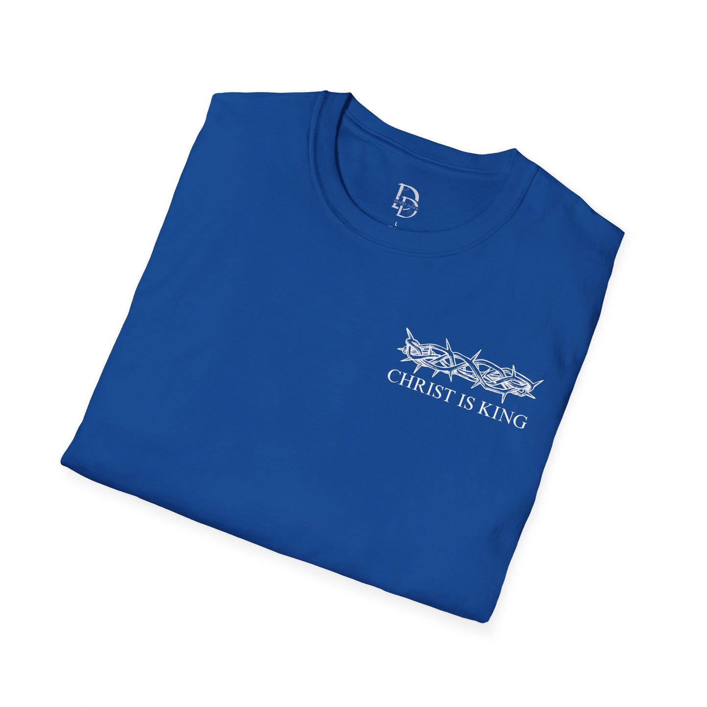 Faith-Inspired Unisex T-Shirt - Christ & King W/Thorn Crown Tee