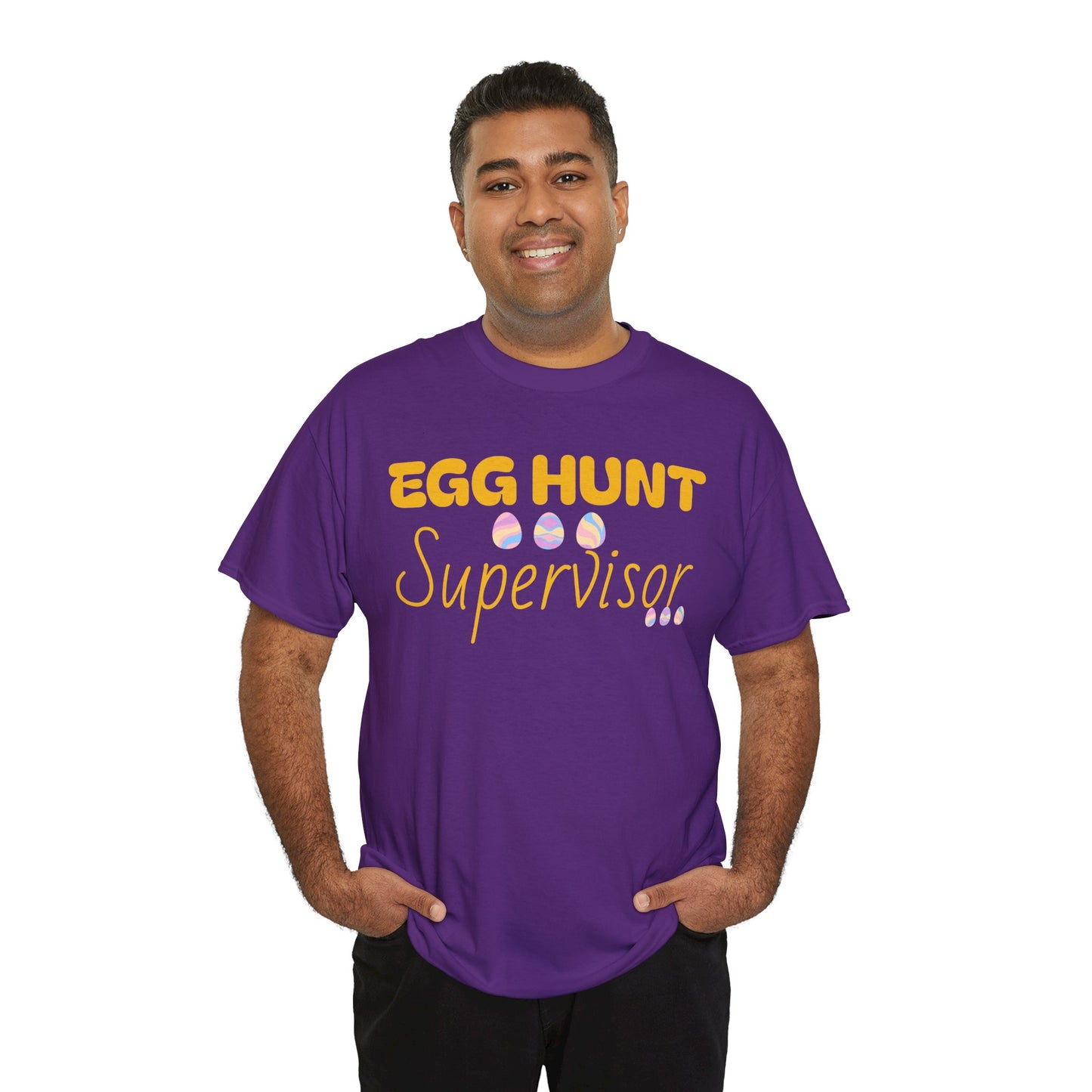Egg Hunt Supervisor Tee - I'm so egg-cited design