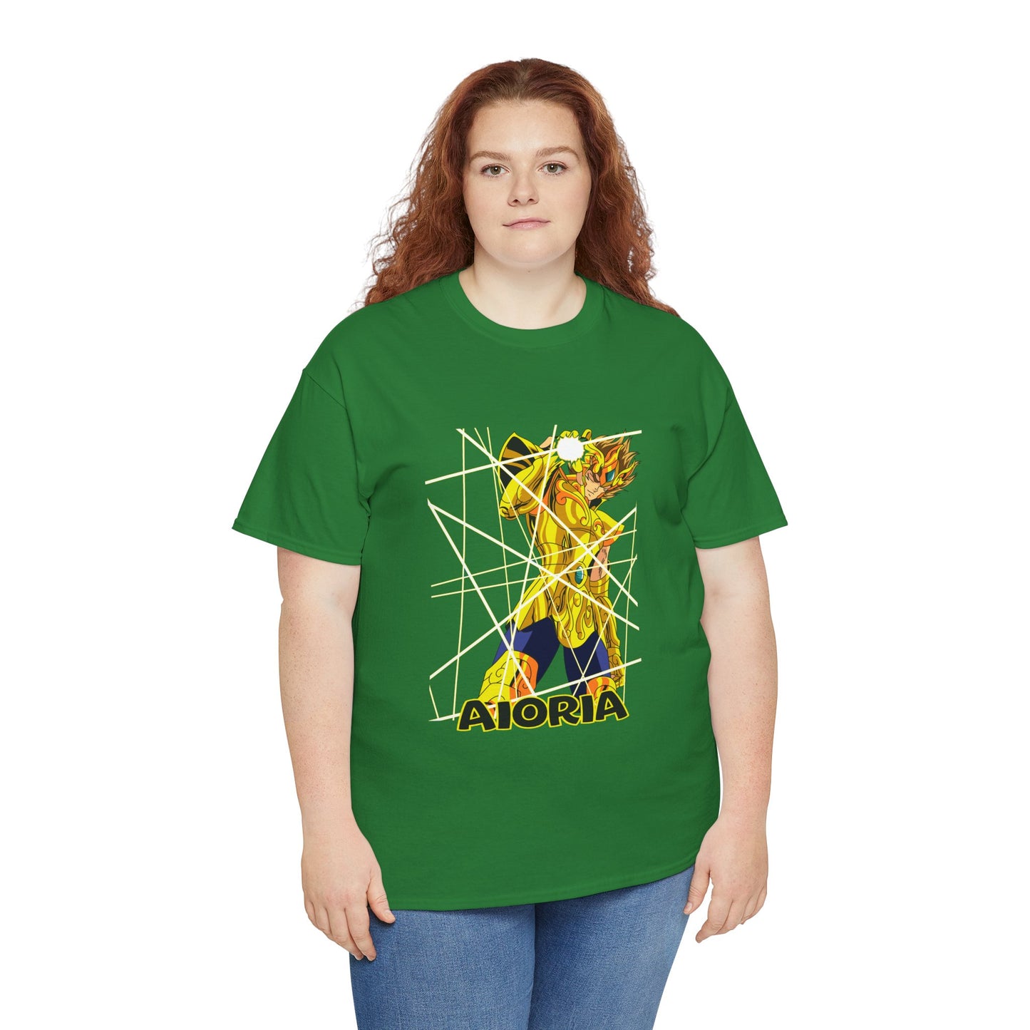 T-Shirt Aioria Anime Character Design