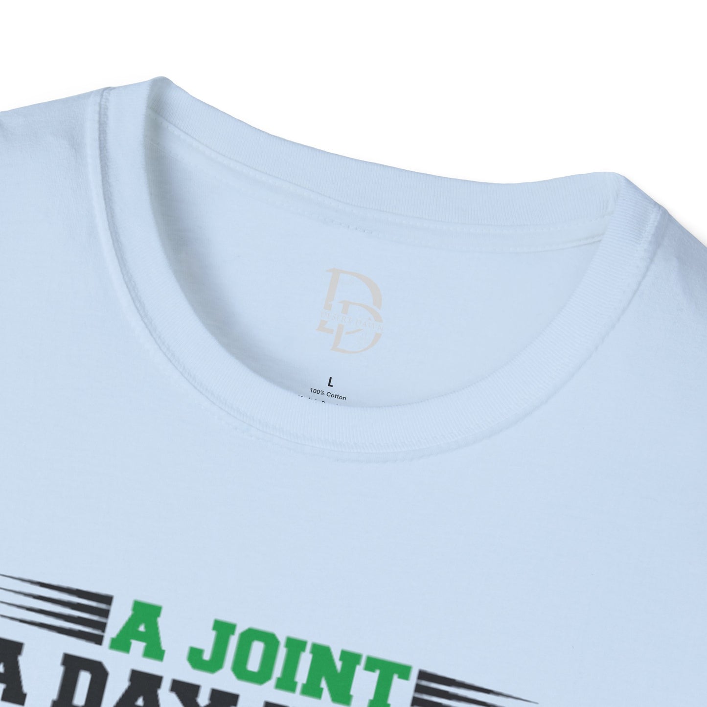 Marijuana Humor T-Shirt - A Joint a Day Keeps the Bad Mood Away
