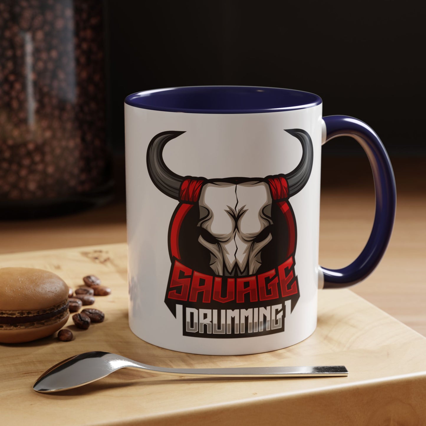 Savage Drumming Accent Coffee Mug | 11 & 15oz |