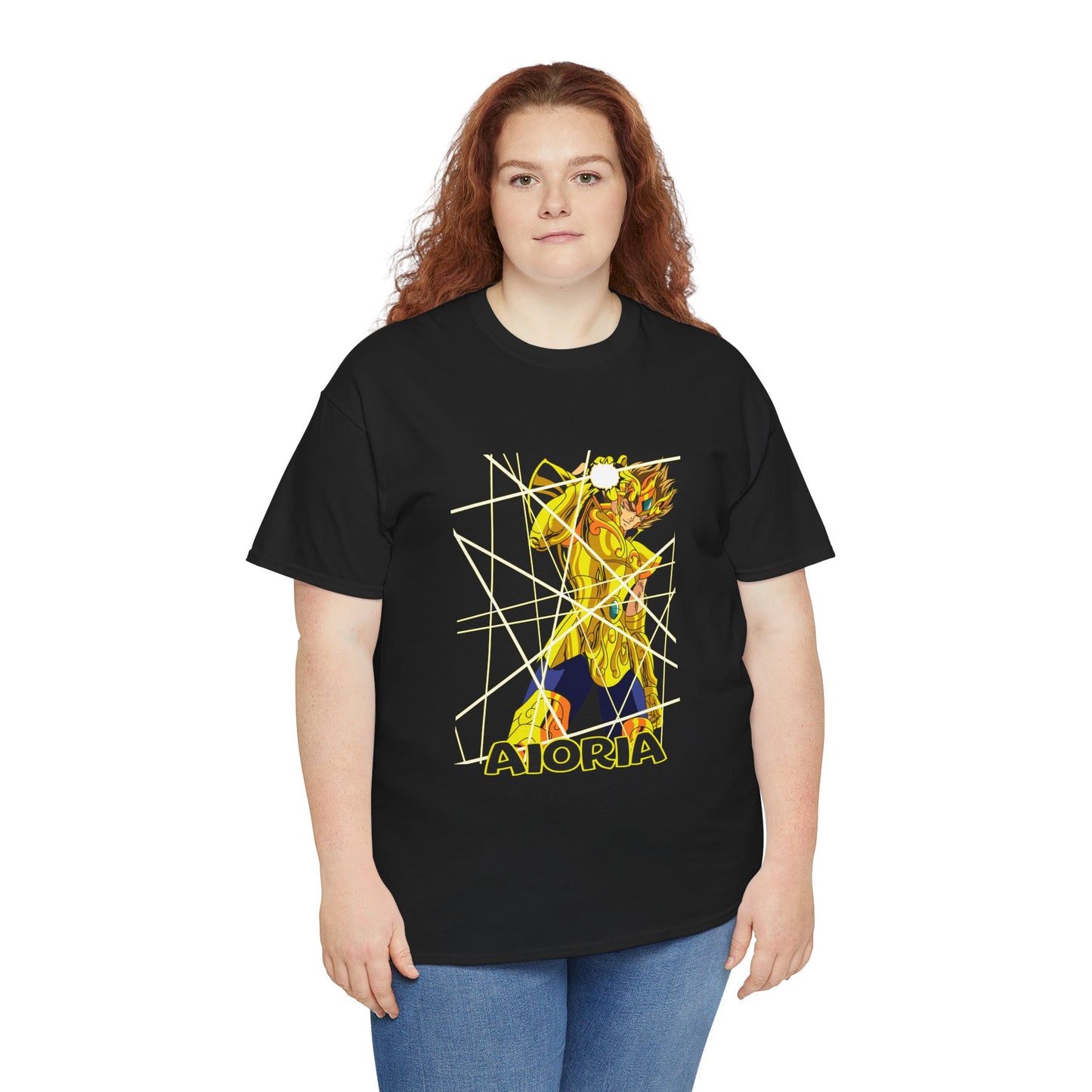 T-Shirt Aioria Anime Character Design