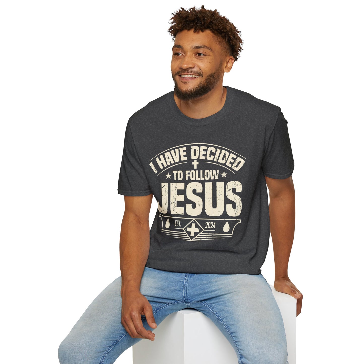 Faith Inspirational T-Shirt - 'I Have Decided to Follow Jesus', Unisex Tee