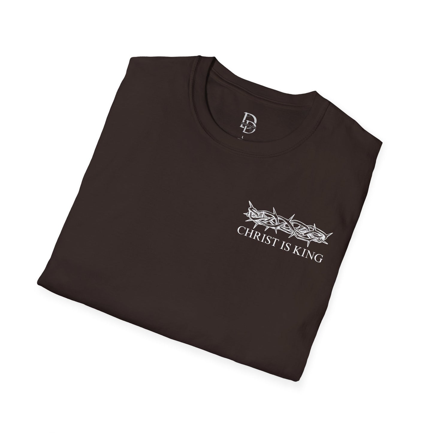 Faith-Inspired Unisex T-Shirt - Christ & King W/Thorn Crown Tee