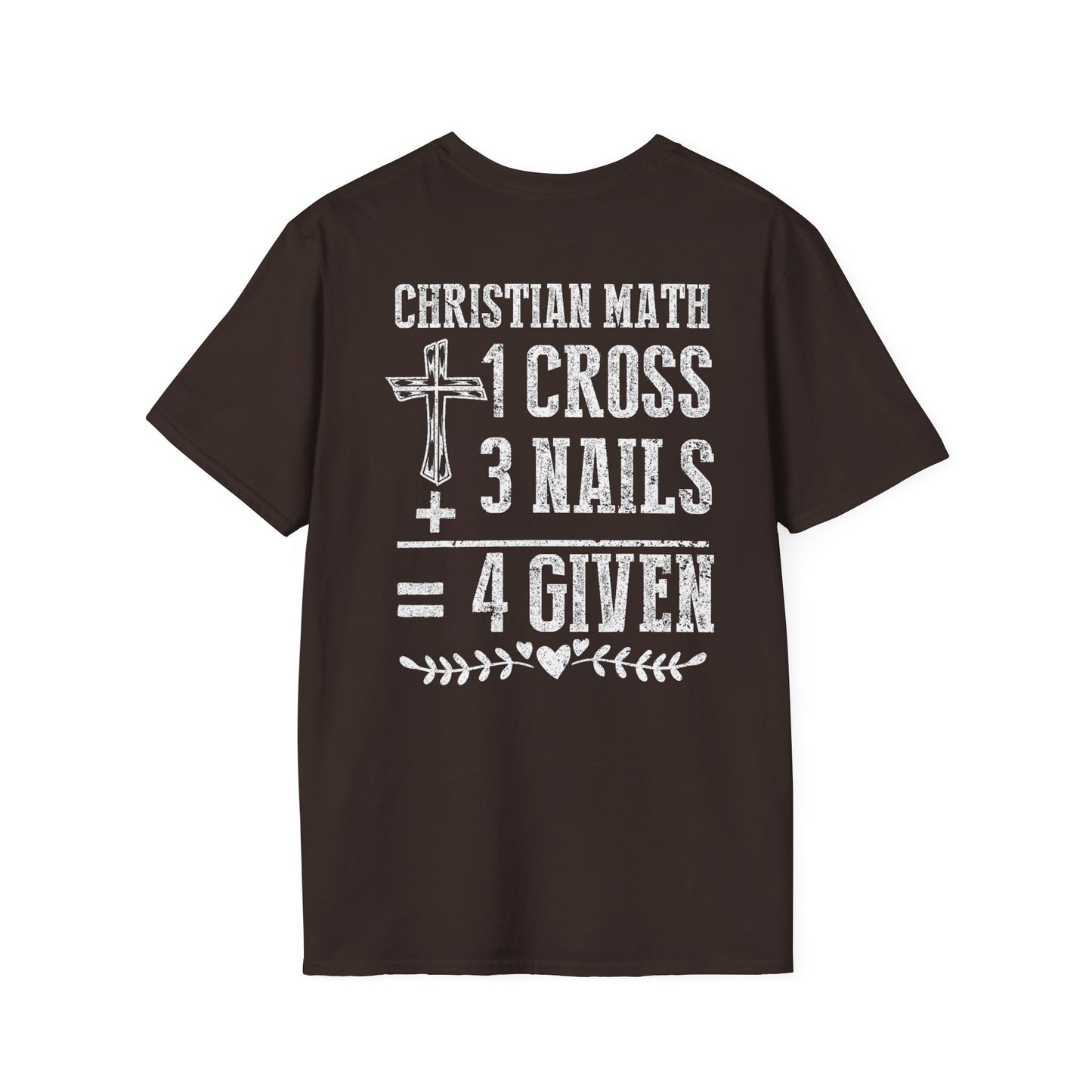 Christian Math Unisex T-Shirt - Faith Shirt, Religious Tee, Inspirational Gift
