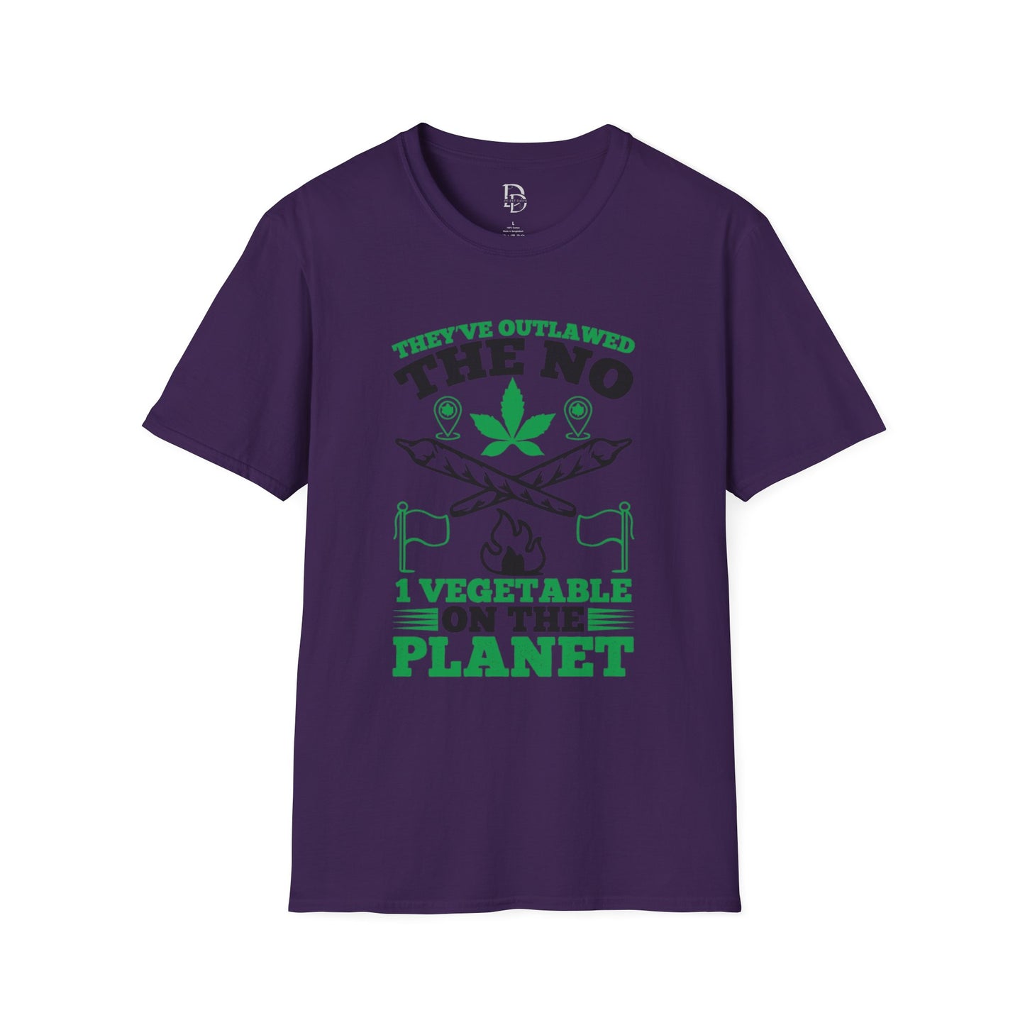 Funny Outlawed Weed Unisex T-Shirt