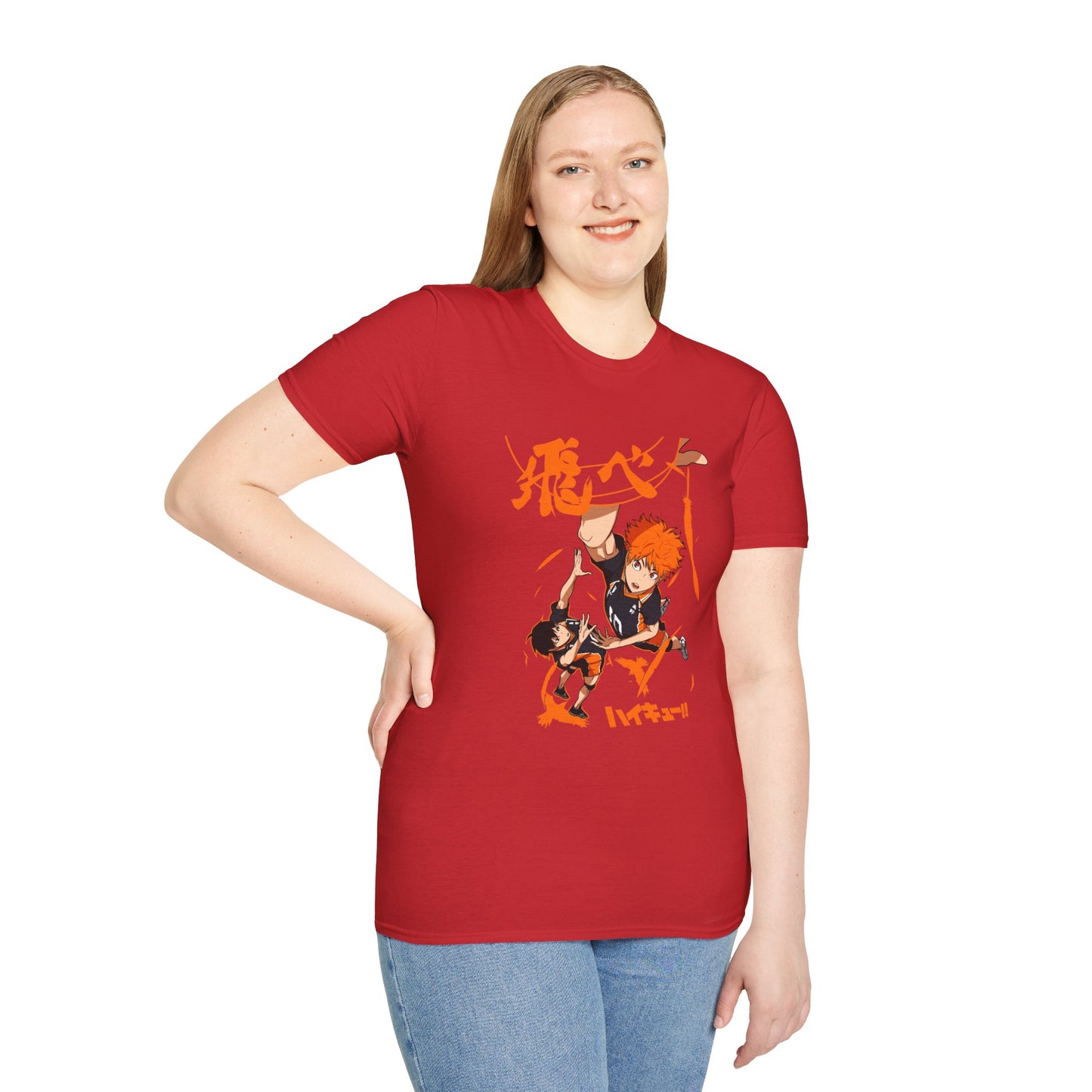 Anime Spiking Volleyball T-Shirt