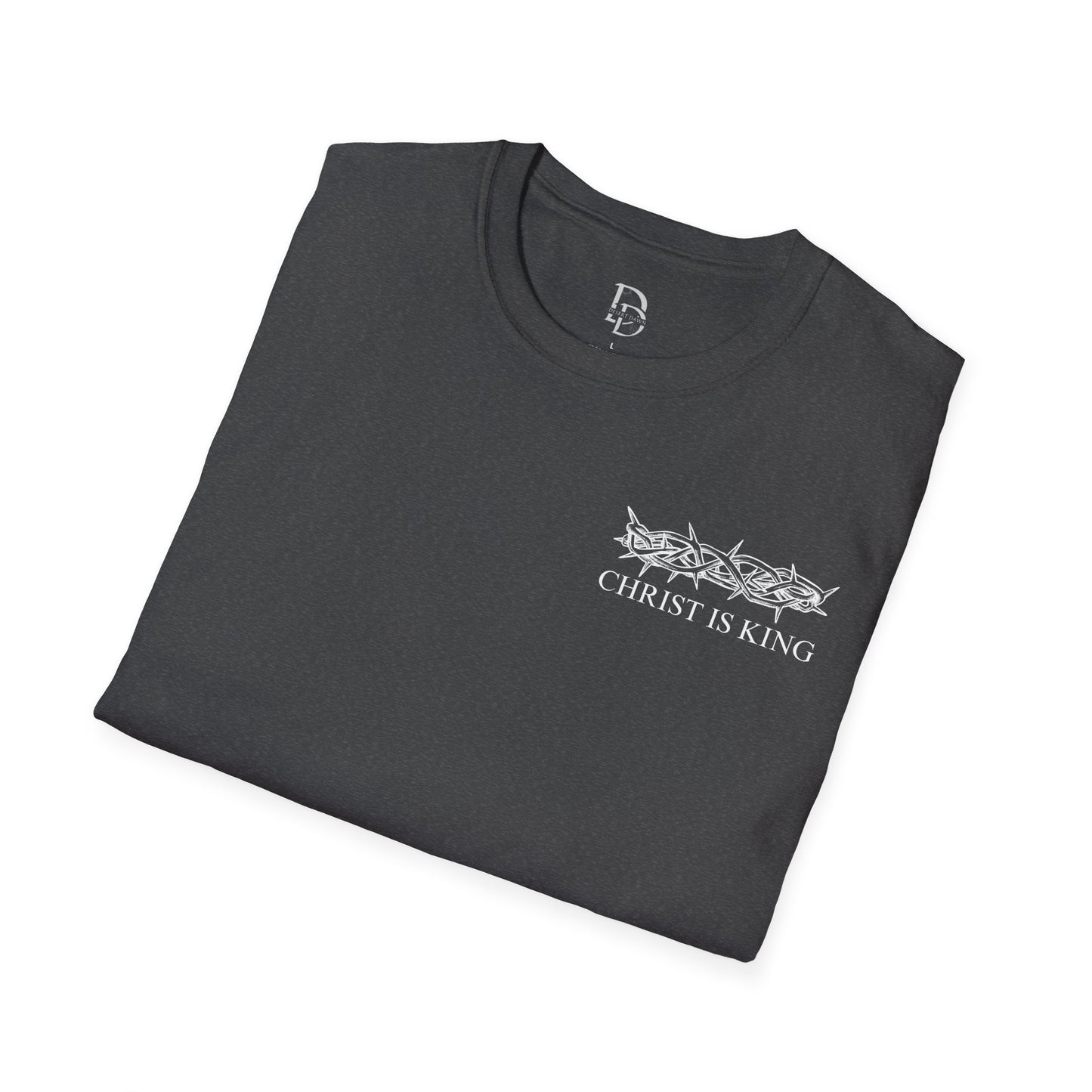 Faith-Inspired Unisex T-Shirt - Christ & King W/Thorn Crown Tee