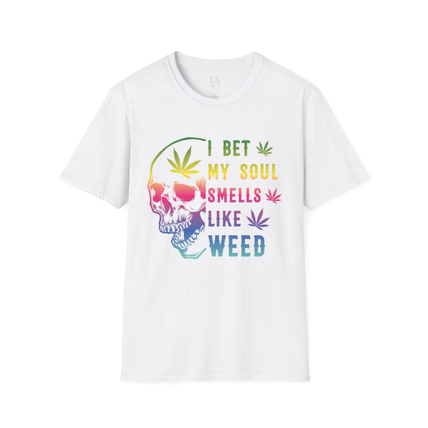 Colorful Skull Weed Unisex T-Shirt