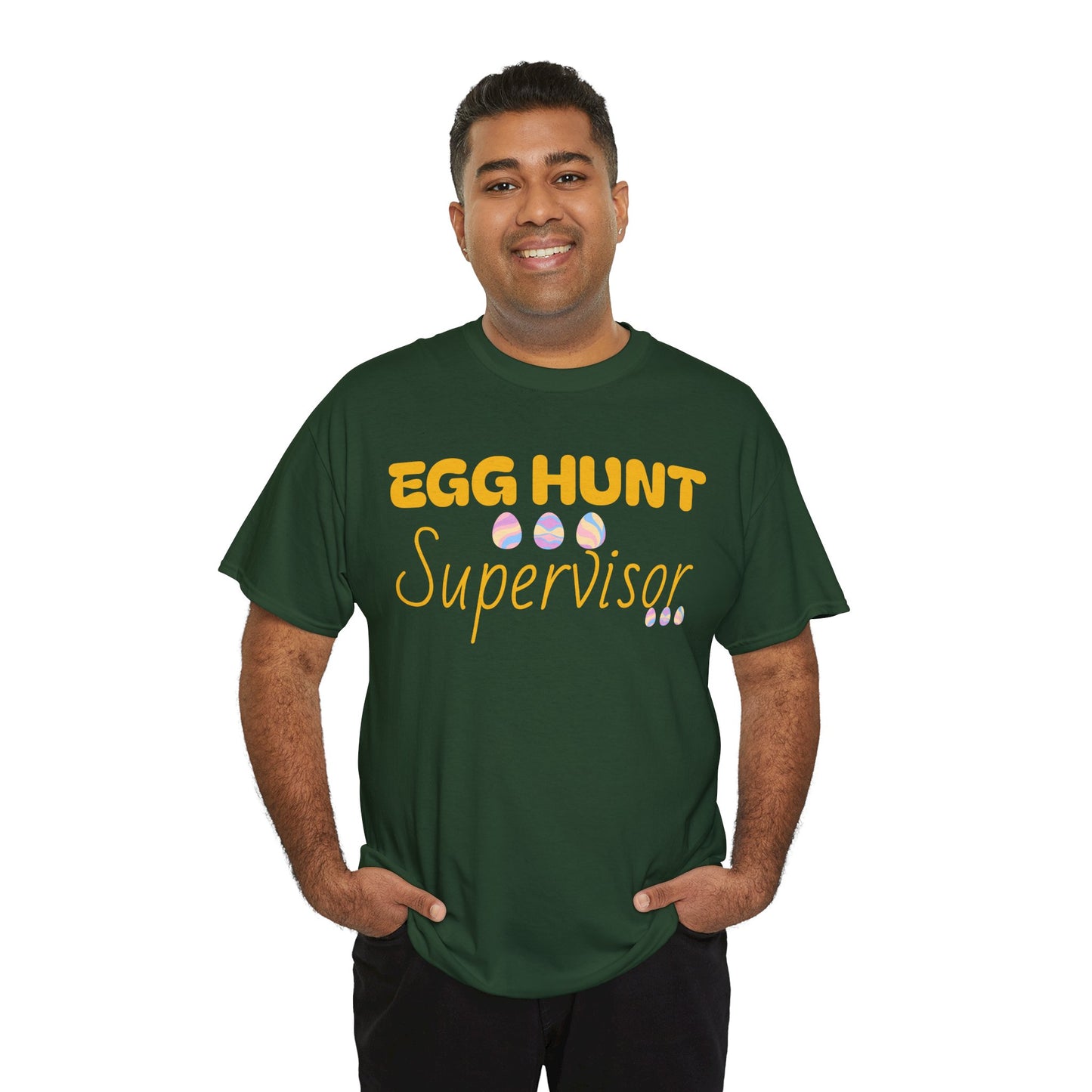 Egg Hunt Supervisor Tee - I'm so egg-cited design