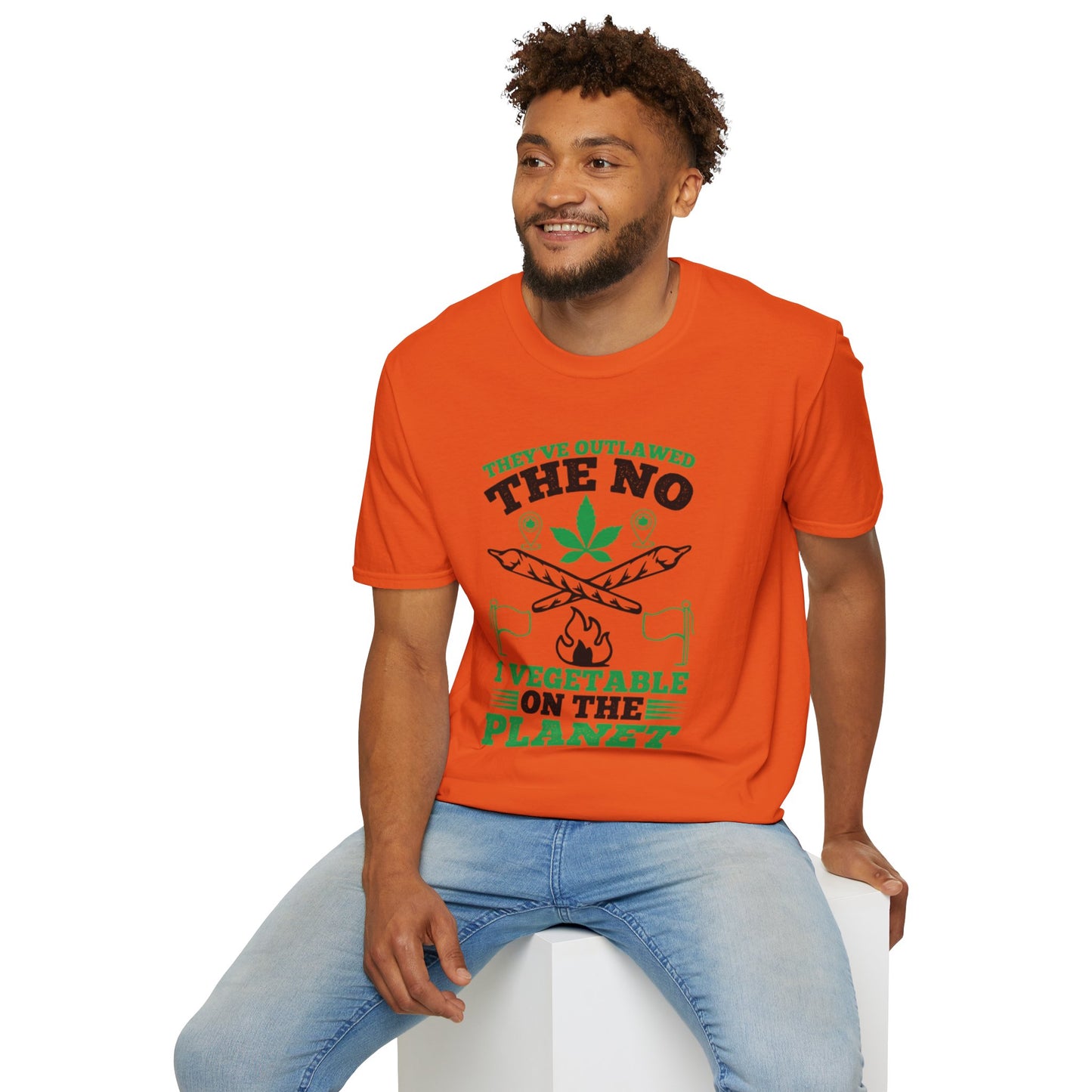 Funny Outlawed Weed Unisex T-Shirt