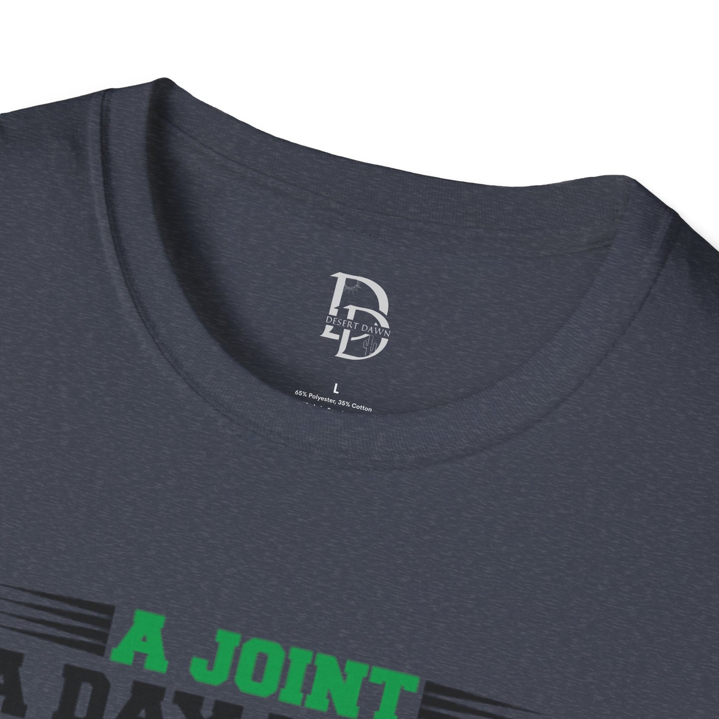 Marijuana Humor T-Shirt - A Joint a Day Keeps the Bad Mood Away