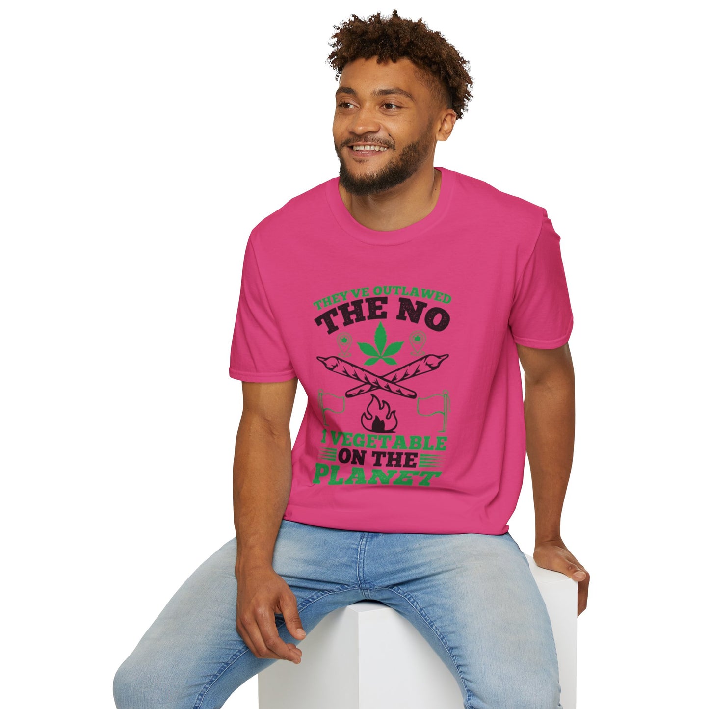 Funny Outlawed Weed Unisex T-Shirt