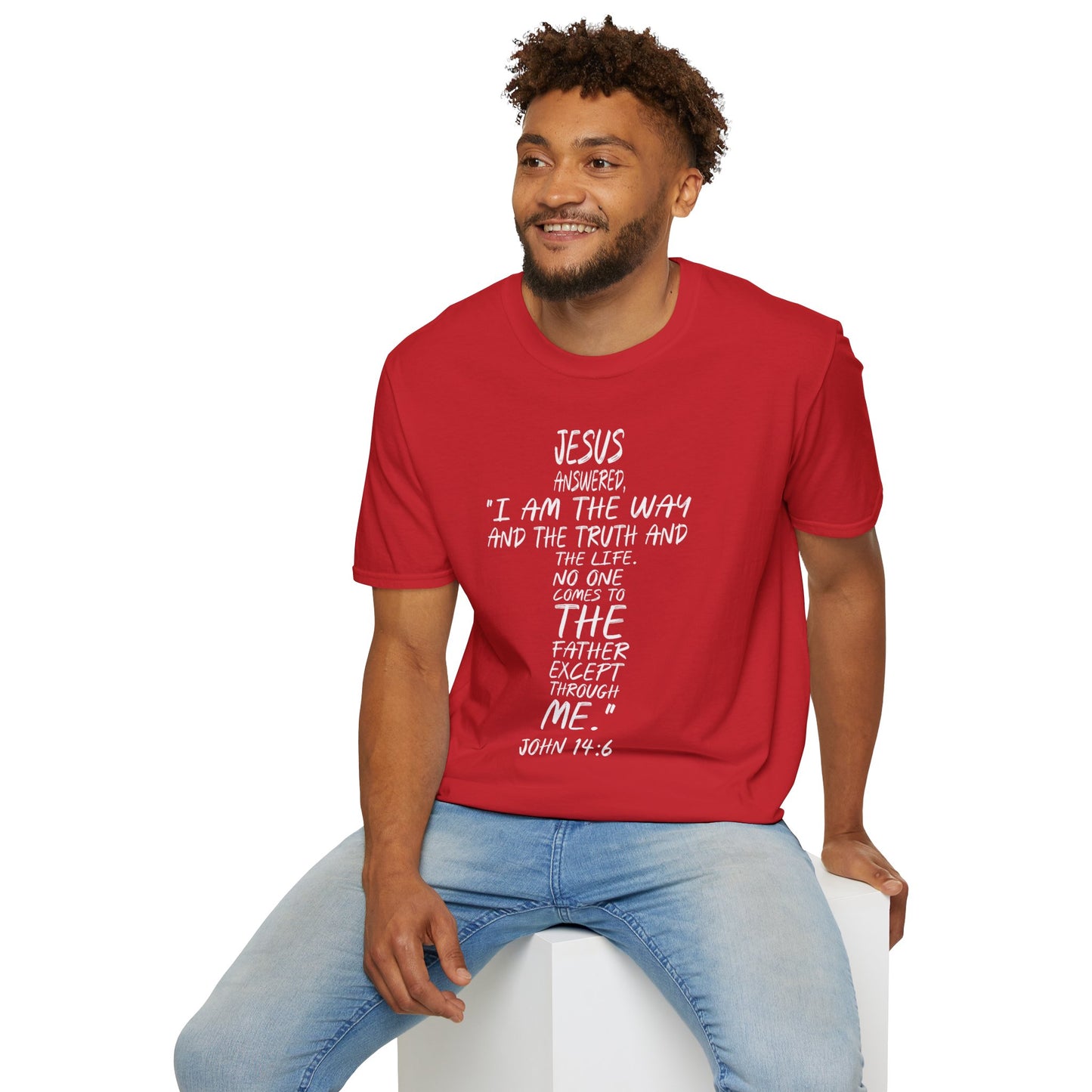 Christian Tee - Inspirational Quote Shirt, John 14:6