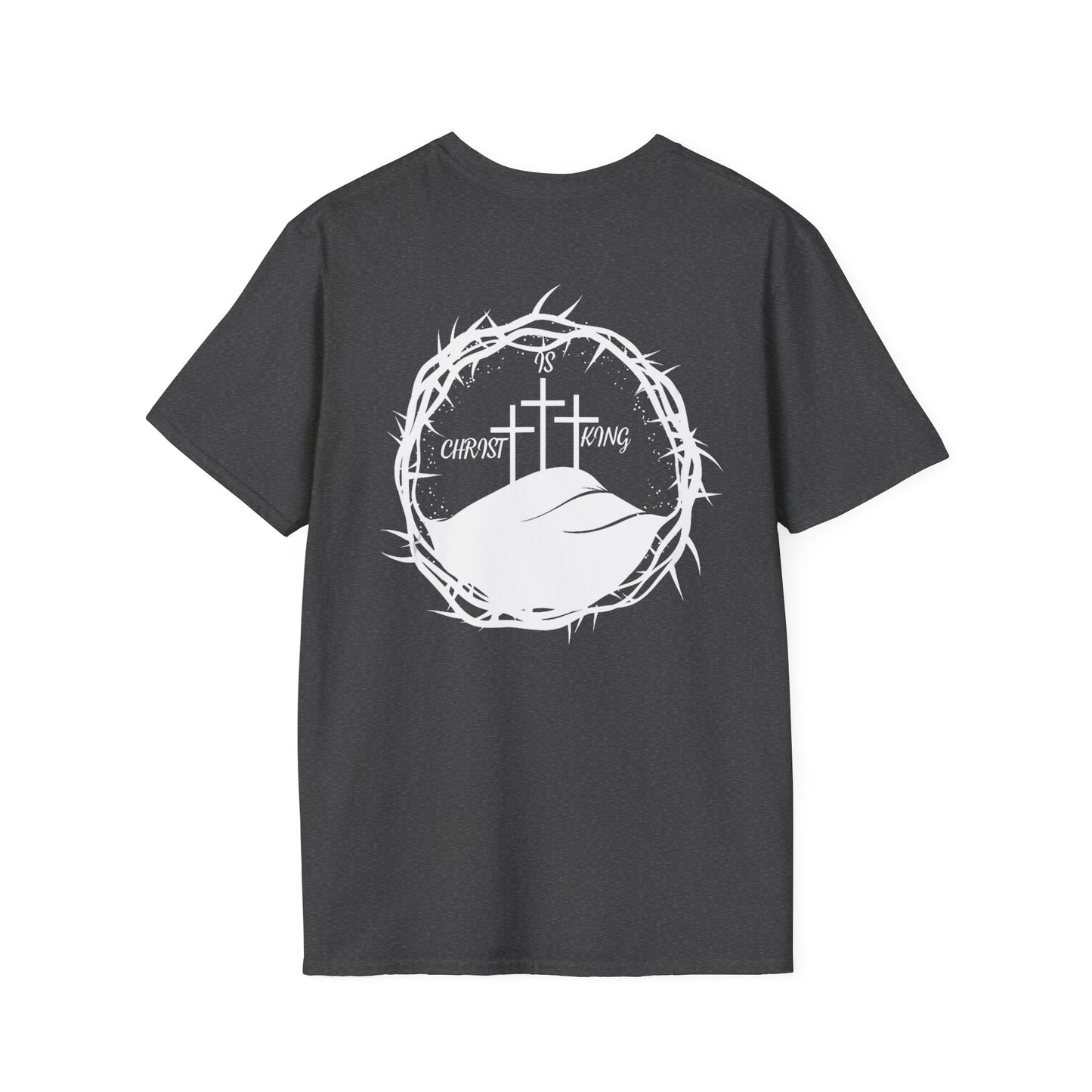 Faith-Inspired Unisex T-Shirt - Christ & King W/Thorn Crown Tee