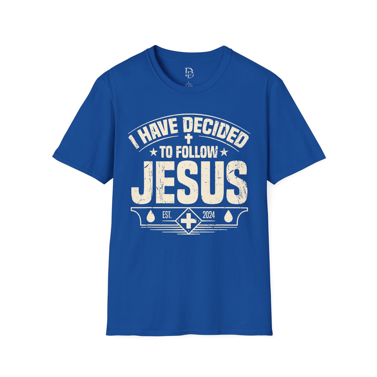 Faith Inspirational T-Shirt - 'I Have Decided to Follow Jesus', Unisex Tee