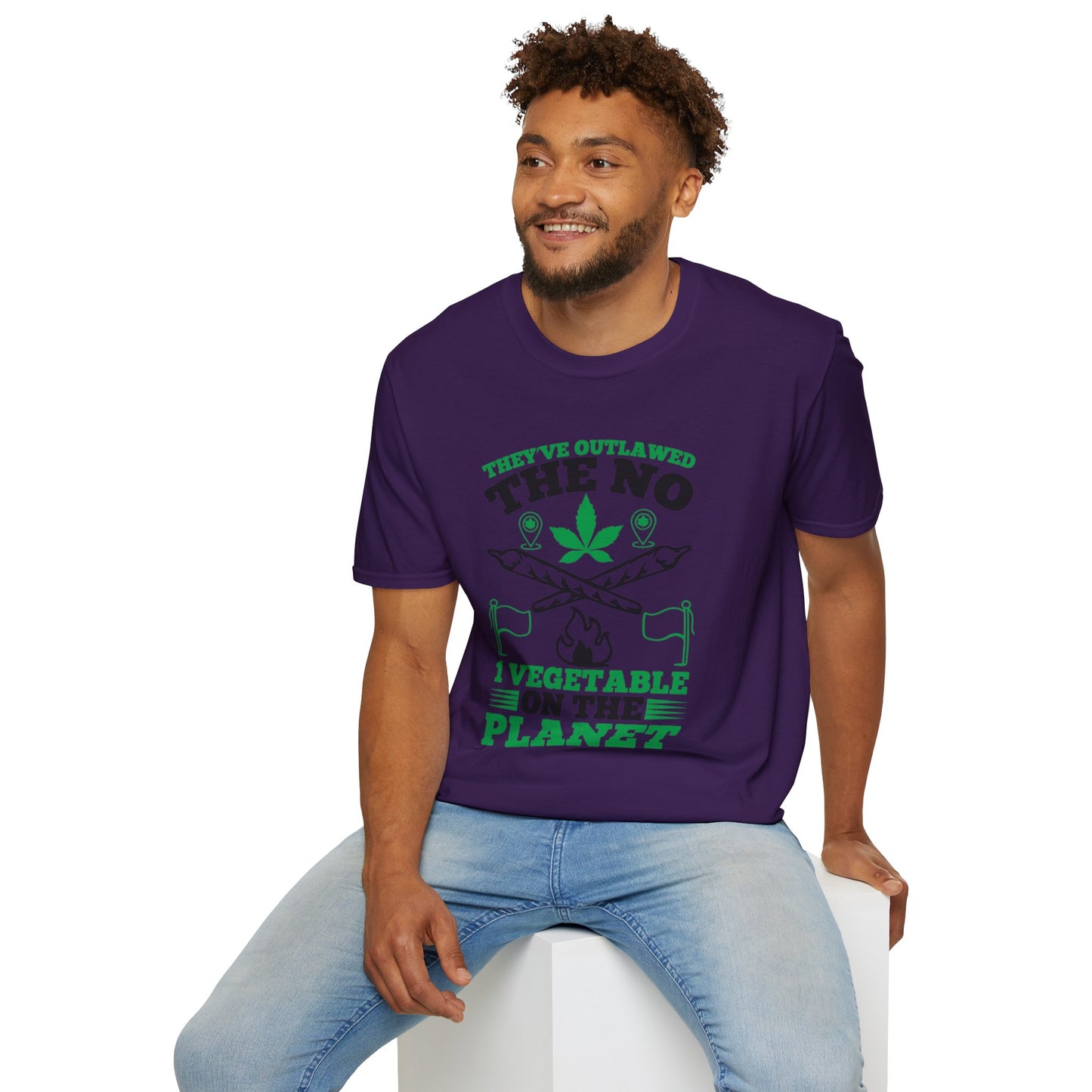 Funny Outlawed Weed Unisex T-Shirt