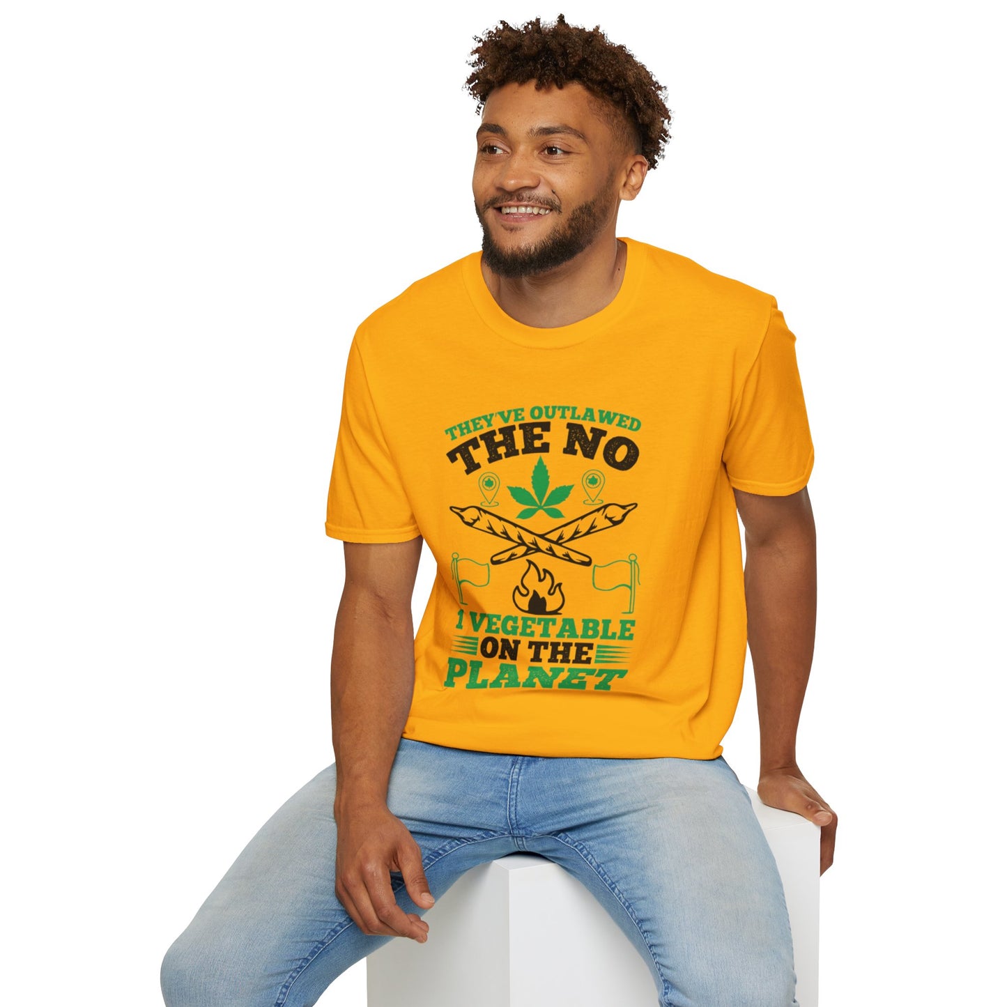 Funny Outlawed Weed Unisex T-Shirt