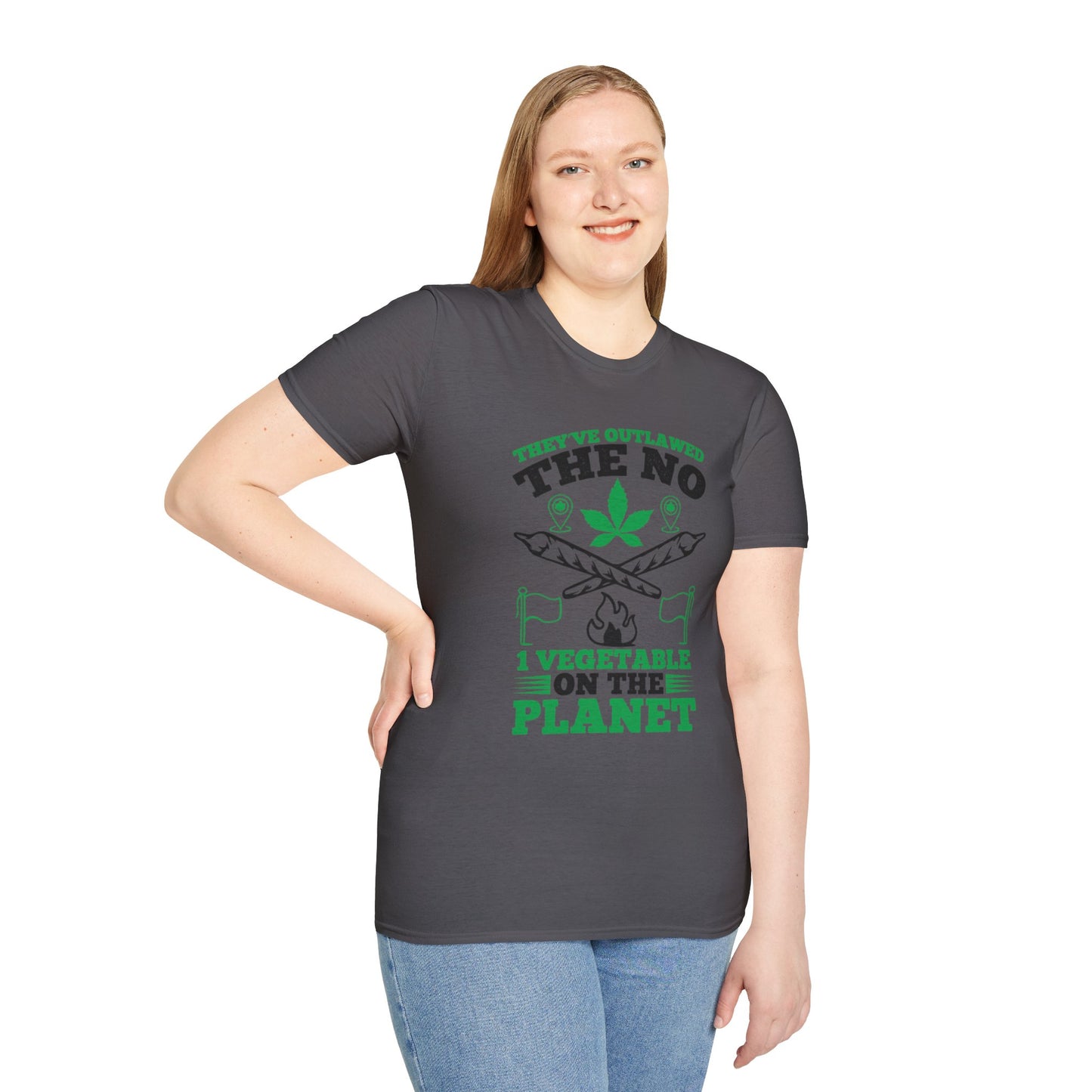 Funny Outlawed Weed Unisex T-Shirt