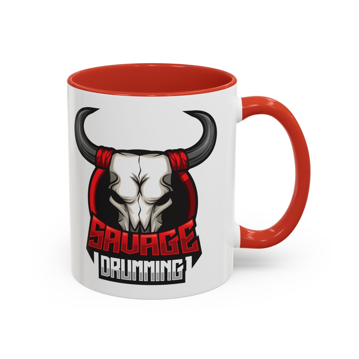 Savage Drumming Accent Coffee Mug | 11 & 15oz |