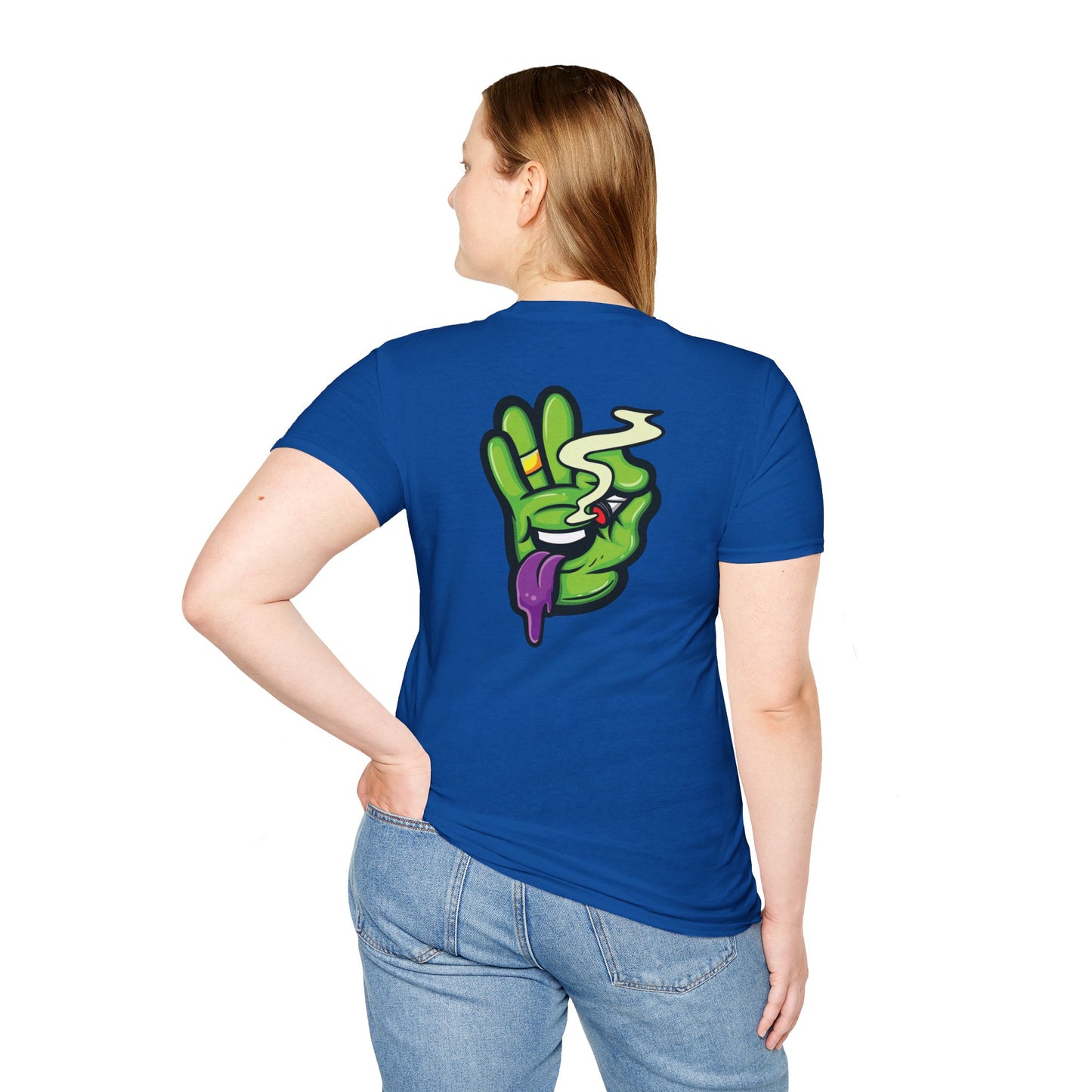 420 Graphic Unisex T-Shirt - Blunt Smoking Graphic