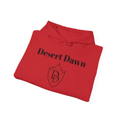Desert Dawn Shield Design Hooded Sweatshirt