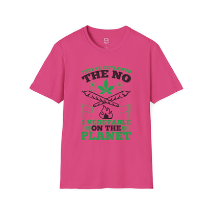Funny Outlawed Weed Unisex T-Shirt