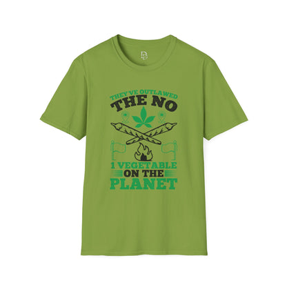 Funny Outlawed Weed Unisex T-Shirt