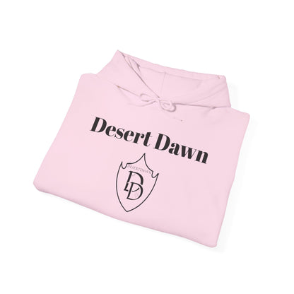 Desert Dawn Shield Design Hooded Sweatshirt