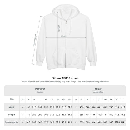 Full Zip Hoodie with Inspirational Jesus Design