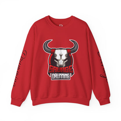 Savage Drumming  Crewneck Sweatshirt
