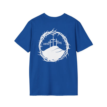 Faith-Inspired Unisex T-Shirt - Christ & King W/Thorn Crown Tee