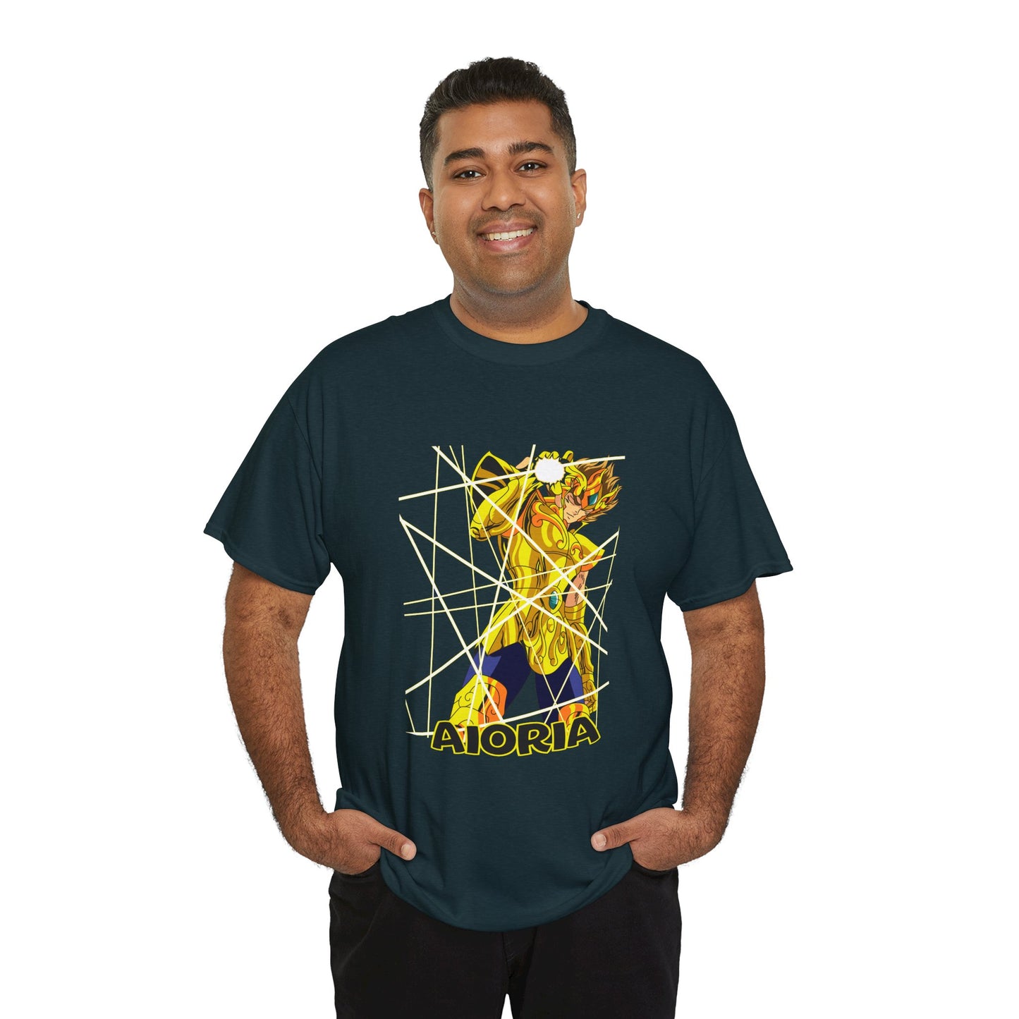 T-Shirt Aioria Anime Character Design