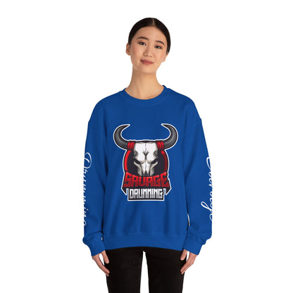Savage Drumming  Crewneck Sweatshirt