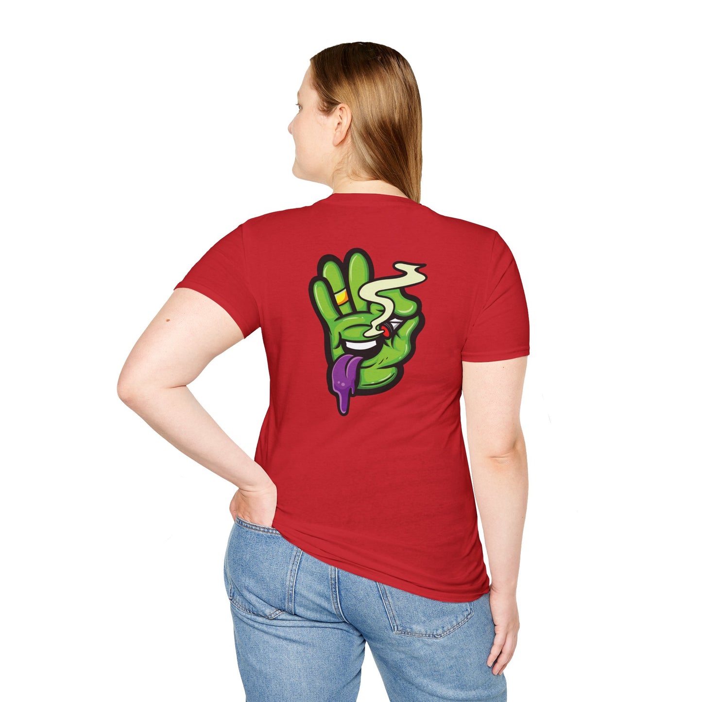 420 Graphic Unisex T-Shirt - Blunt Smoking Graphic