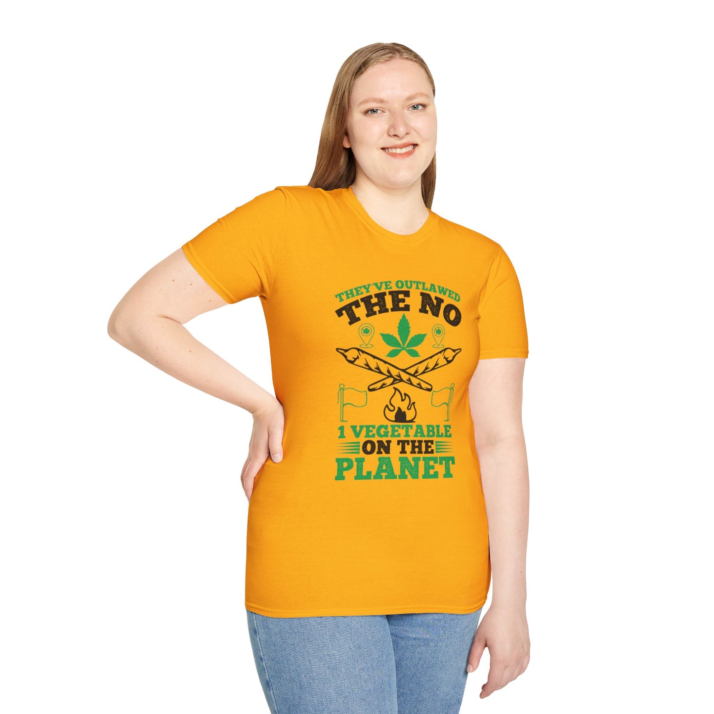 Funny Outlawed Weed Unisex T-Shirt