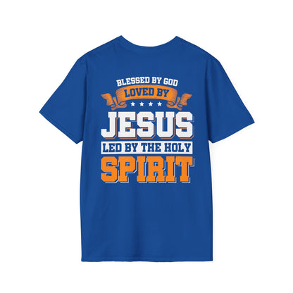 Christian T-Shirt Blessed loved and led
