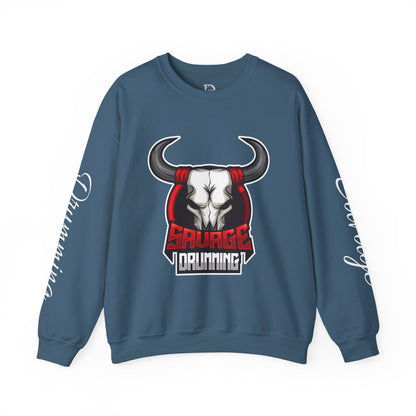 Savage Drumming  Crewneck Sweatshirt
