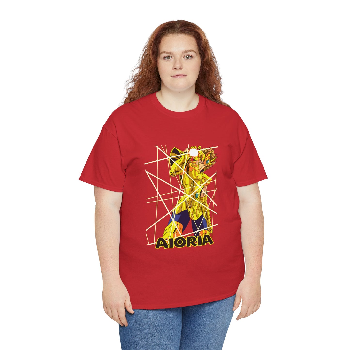 T-Shirt Aioria Anime Character Design