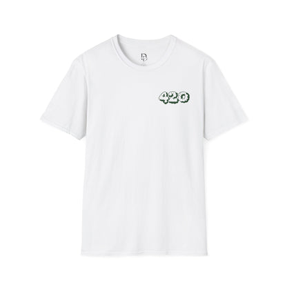 420 Weed Limit Unisex Softstyle T-Shirt | Cannabis Lover Tee for 4/20 Celebrations