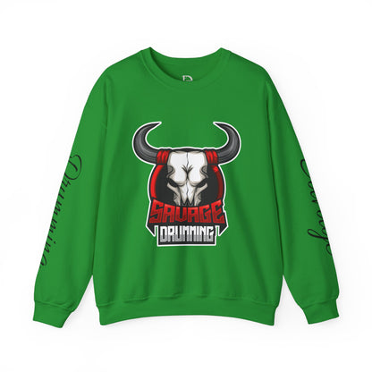 Savage Drumming  Crewneck Sweatshirt